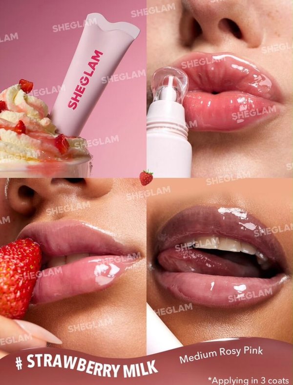 Gloss labial SHEGLAM Strawberry Milk