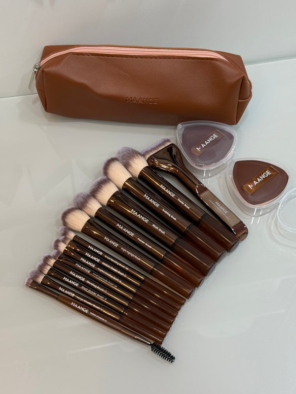 Set de 17 piezas brochas profesionales MAANGE