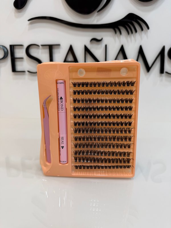 Kit de pestañas efecto extensiones