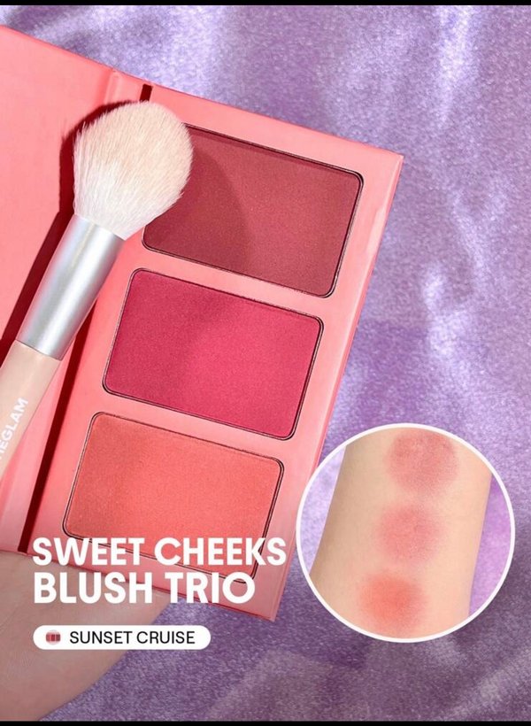 Paleta de rubor 3 tonos