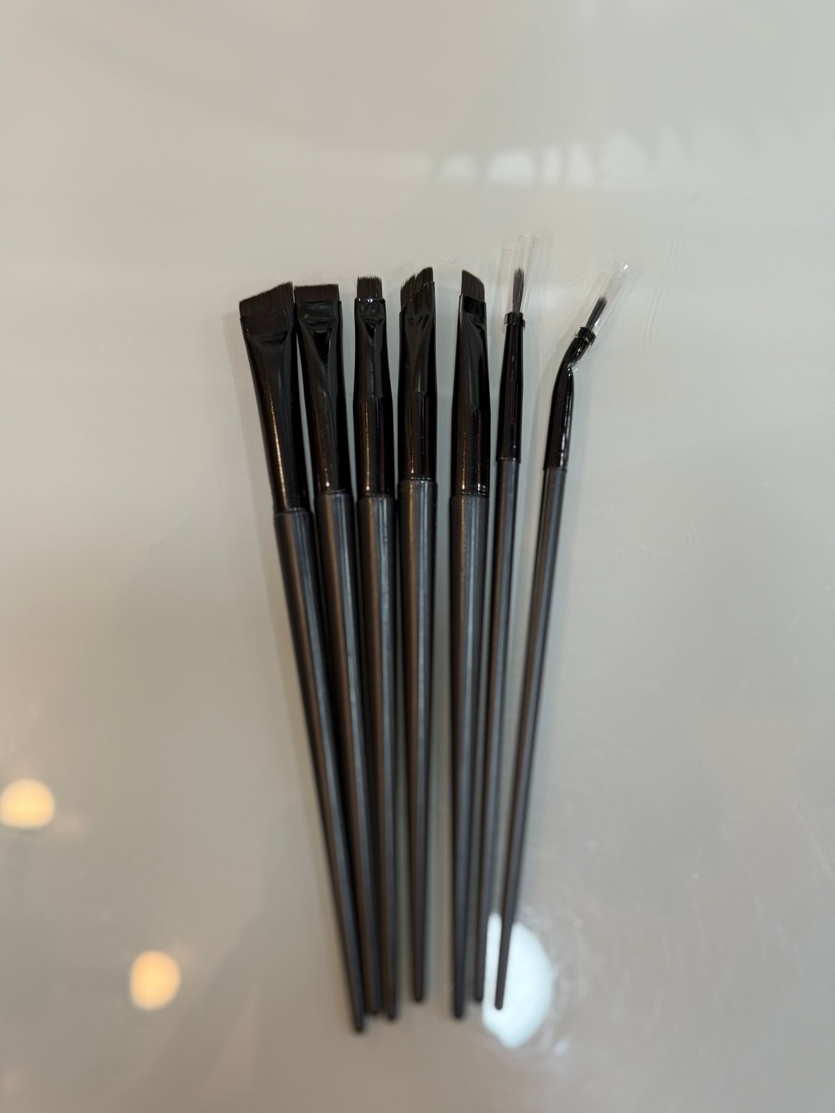 Brochas para cejas y delineados 7 piezas - 2