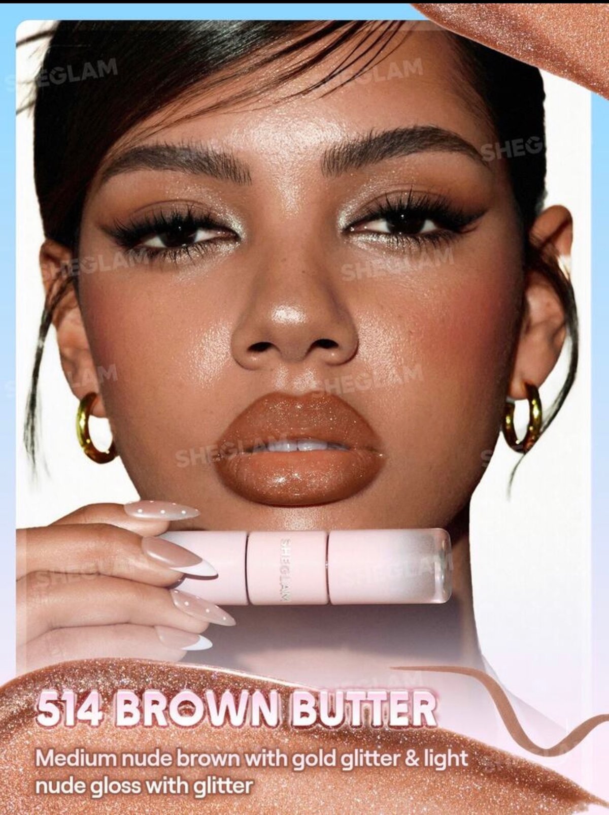 Lip dúo 2 en 1 tinte labial despegable tonalidad “BROWN BUTTER”