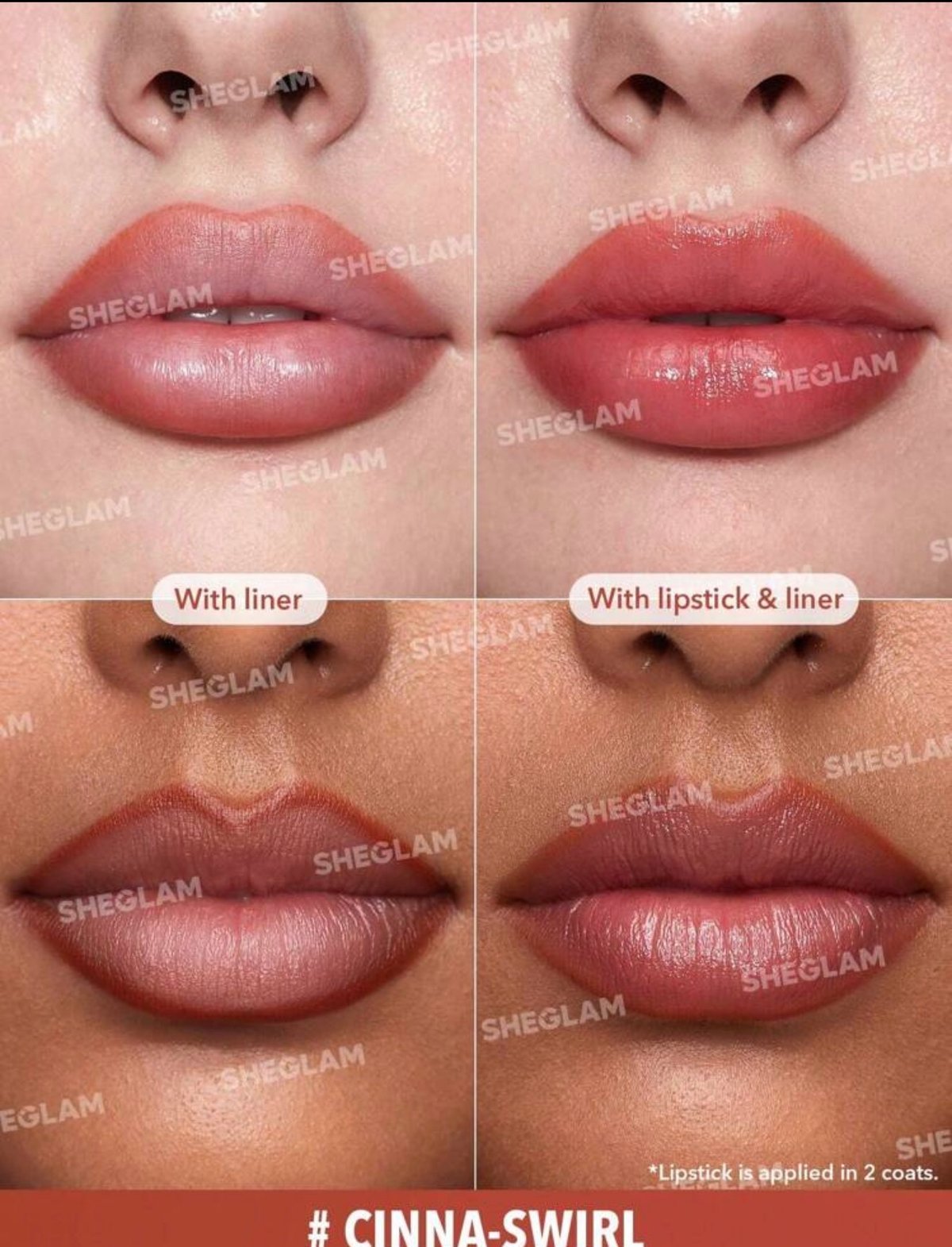 Lip combo delineador y labial tonalidad “CINNA” - 2