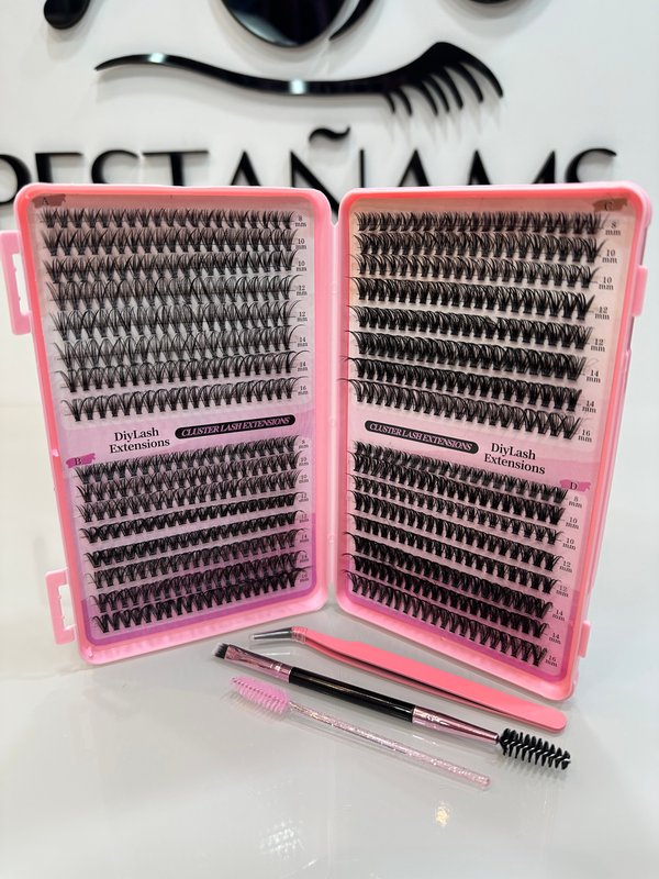 Libro efecto extensiones 30D-60D incluye pinza