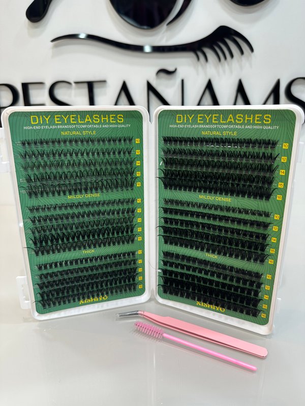 Libro efecto extensiones 30D-100D incluye pinza