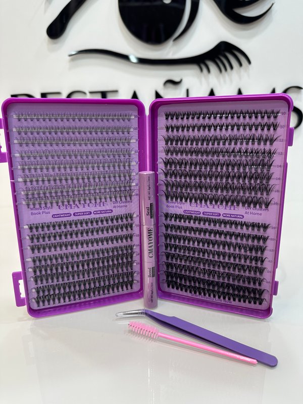 Libro kit efecto extensiones 10D-40D