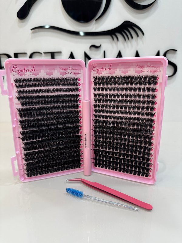 Libro kit efecto extensiones Vol. 80D