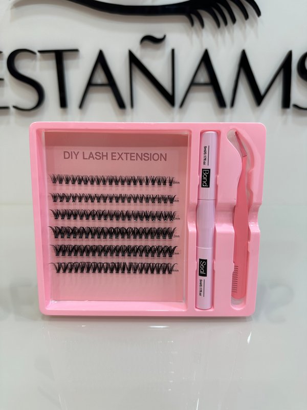 Kit de pestaña efecto extensiones