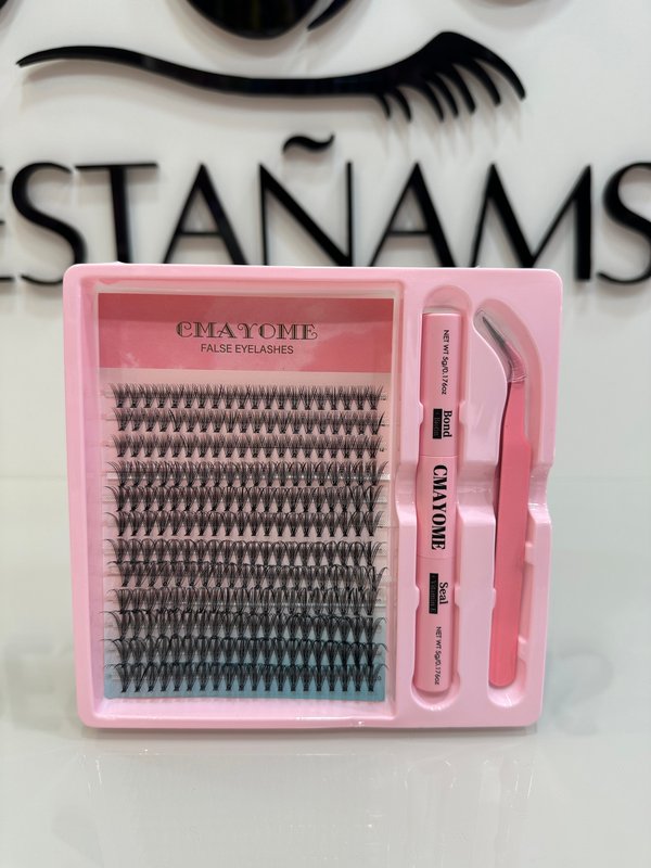 Kit de pestaña efecto extensiones 20D