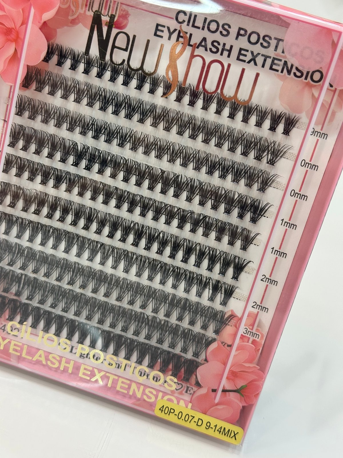 Pestañas NEW&HOW 40P mix 9-14mm