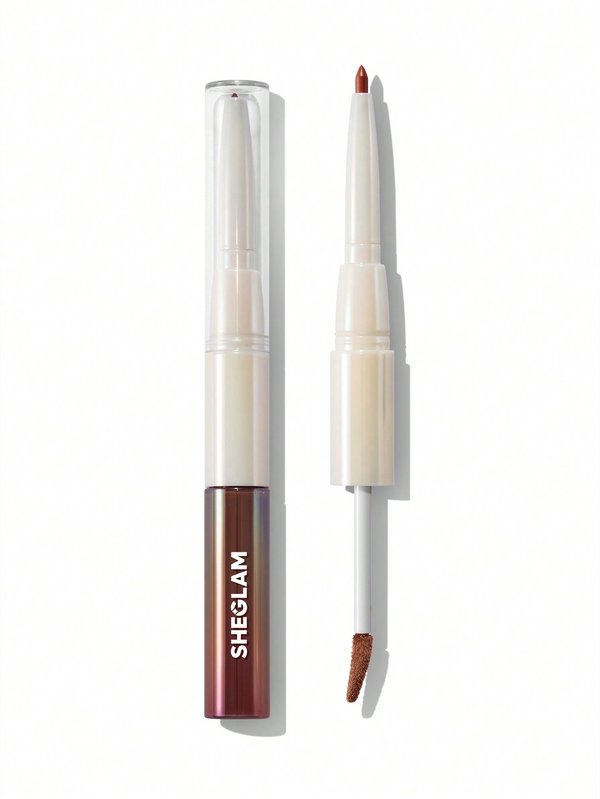 Sheglam Lip 2en1 tono “case x case “ delineador+labial 