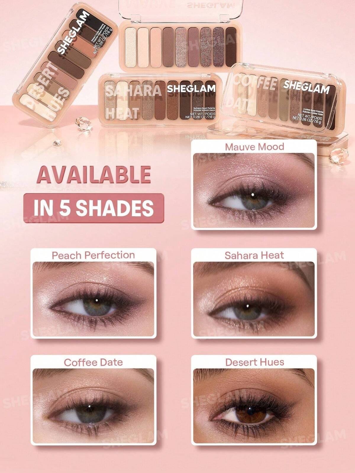 Paleta de sombras SHEGLAM Mauve Mood - 2
