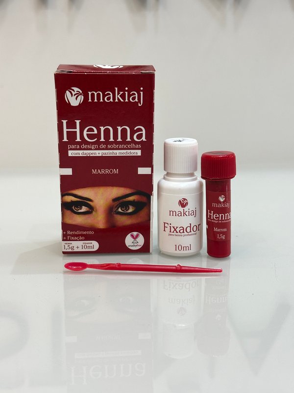 Henna para cejas “Makiaj” color marrón 