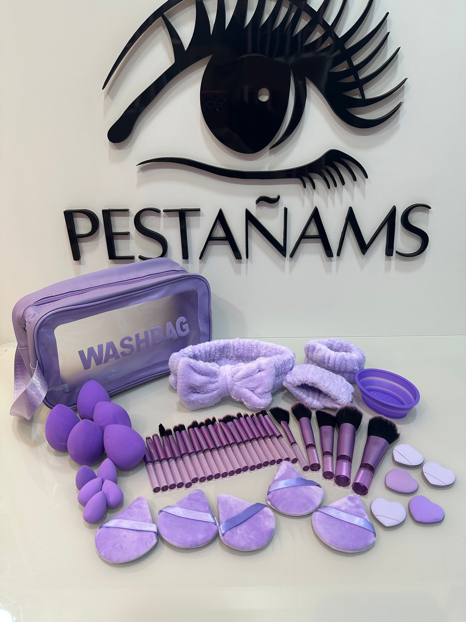 Kit para maquillaje de 55pcs 