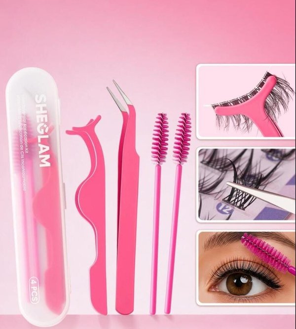 Kit para aplicación de pestañas