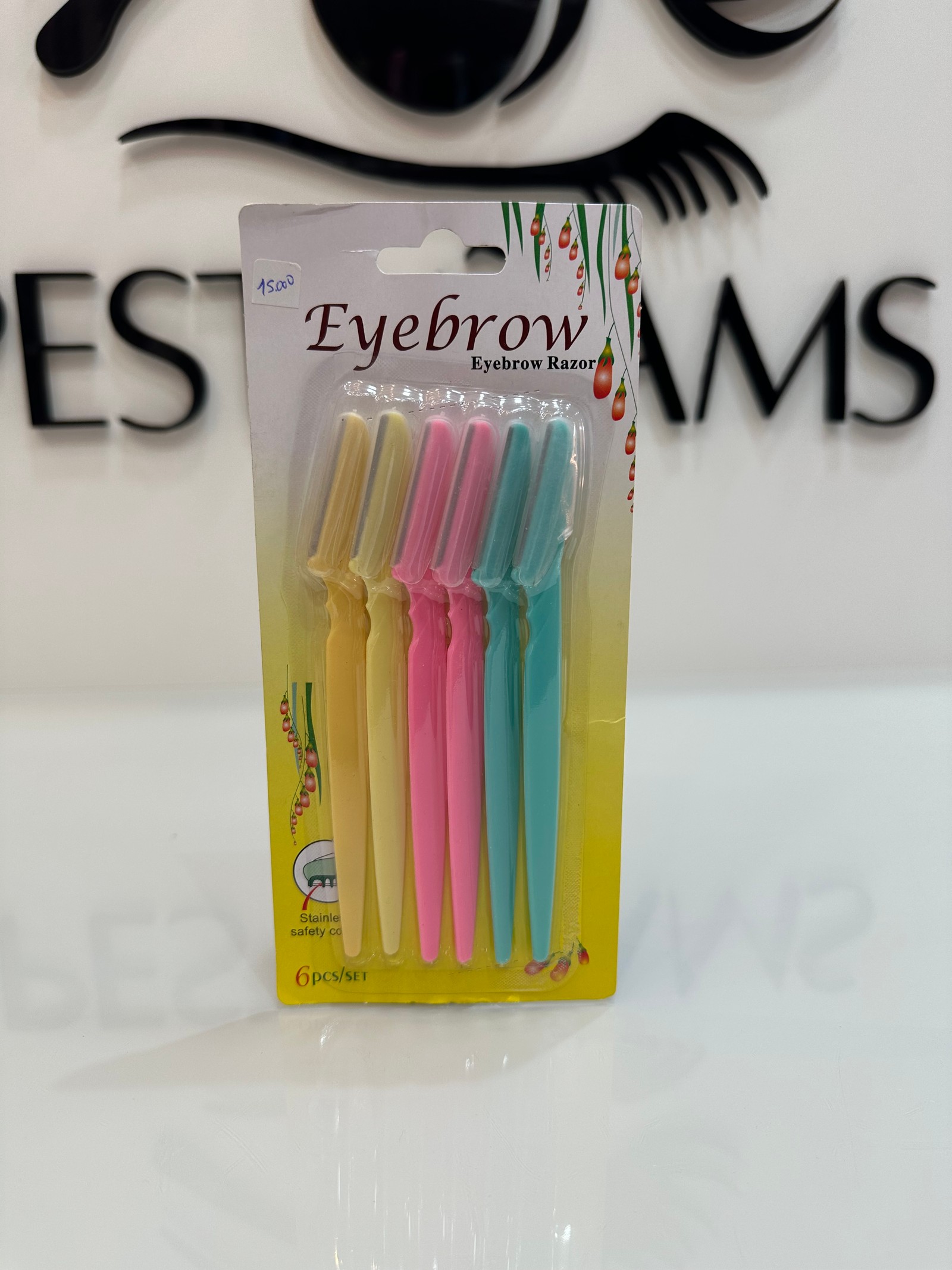 Perfilador para cejas 6pcs desechables 