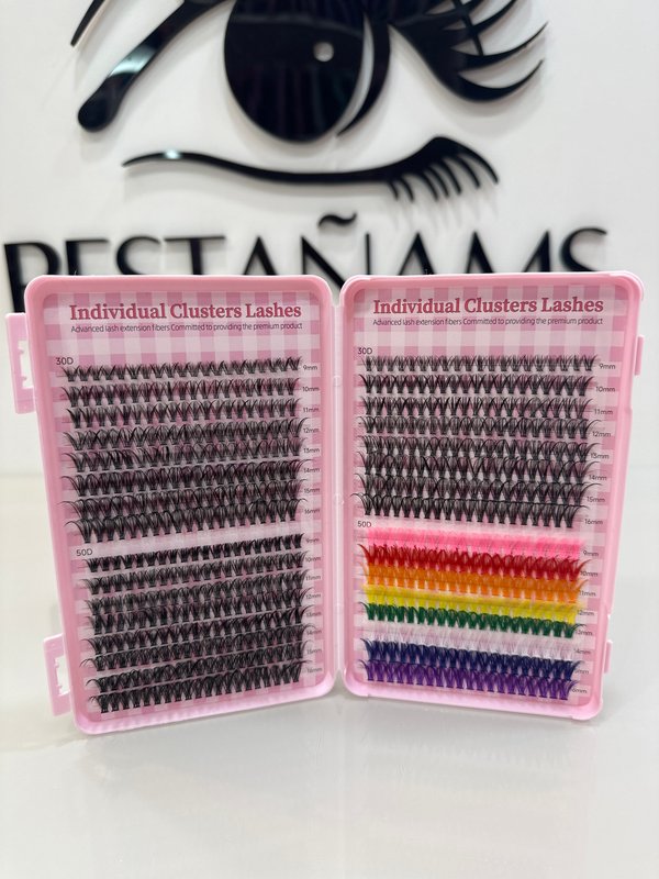 Libro efecto extensiones con pestañas fantasías 0247