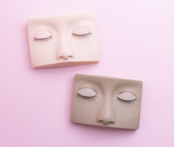 Piel de Práctica 1 Par de Ojos para Extensiones de Pestañas