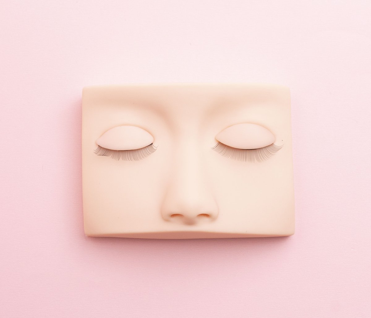 Piel de Práctica 1 Par de Ojos para Extensiones de Pestañas - 3