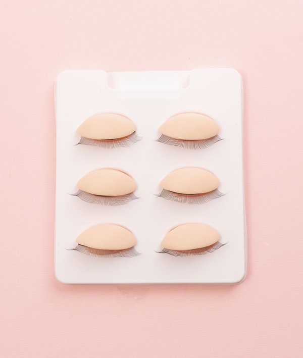 Ojos de Práctica para Extensiones de Pestañas - 3 Pares