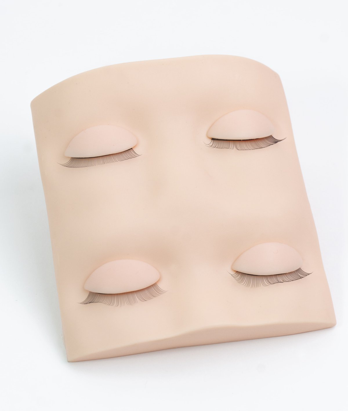 Piel de Práctica con 2 Pares de Ojos para Extensiones o Pestañas Postisas - 2