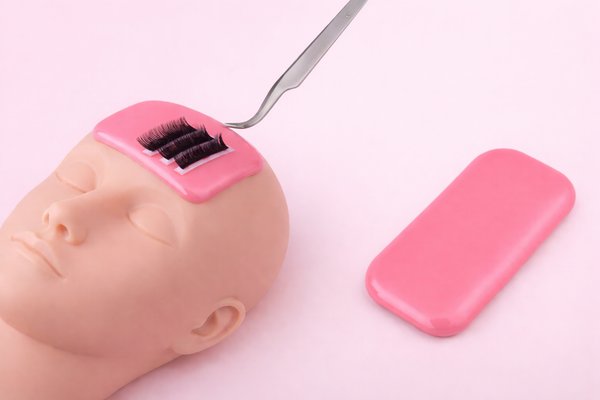 Placa Silicona rectangular para extensiones