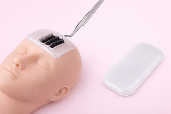 Placa Silicona rectangular para extensiones