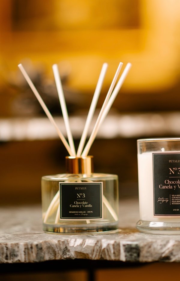 Difusor OGA N.º 3 — Chocolate, Canela & Vainilla
