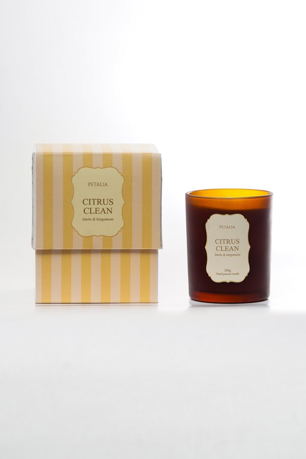Vela Citrus Clean — Limón Dulce & Bergamota