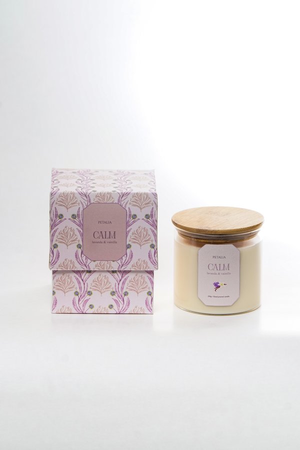 Vela Calm — Lavanda & Vainilla