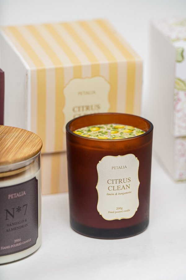 Vela Citrus Clean — Limón Dulce & Bergamota