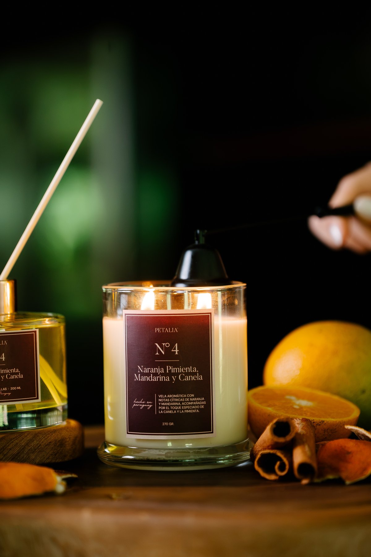 Vela OGA N.° 4- Naranja pimienta, mandarina y canela - 2