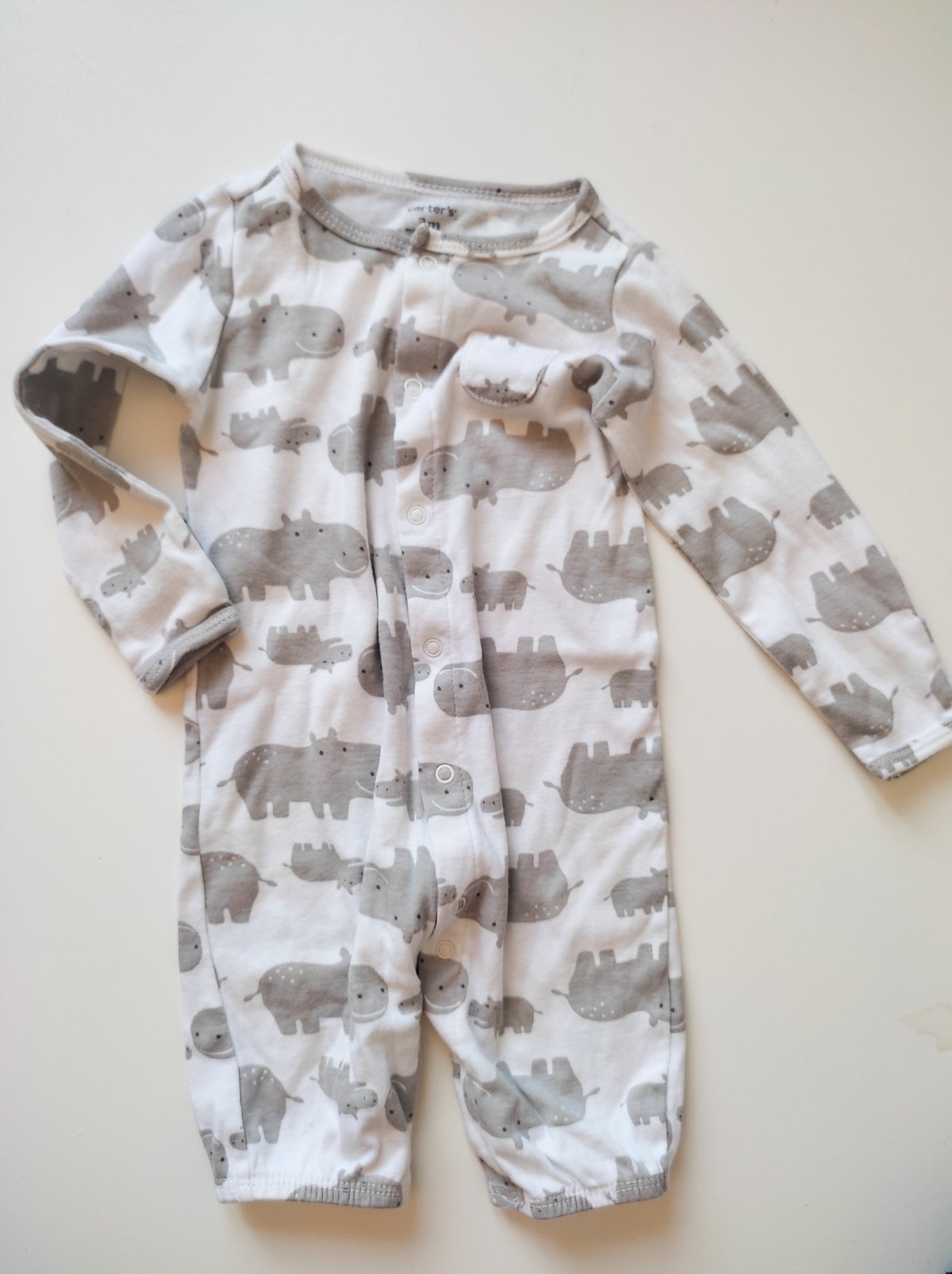 Osito diseño hipopótamo 