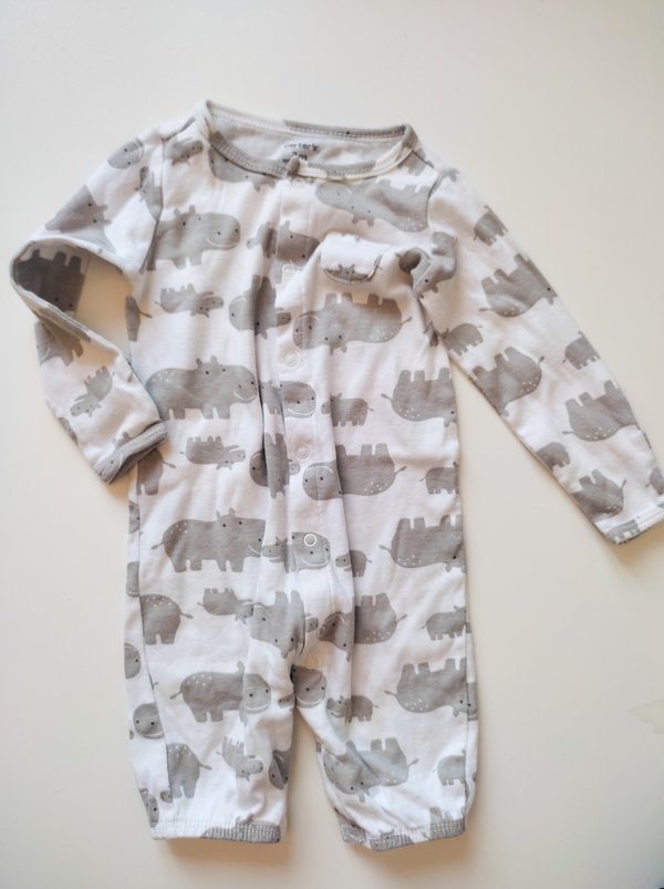 Osito diseño hipopótamo 