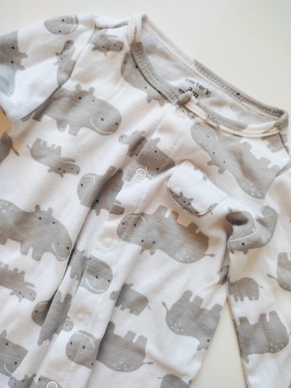 Osito diseño hipopótamo 