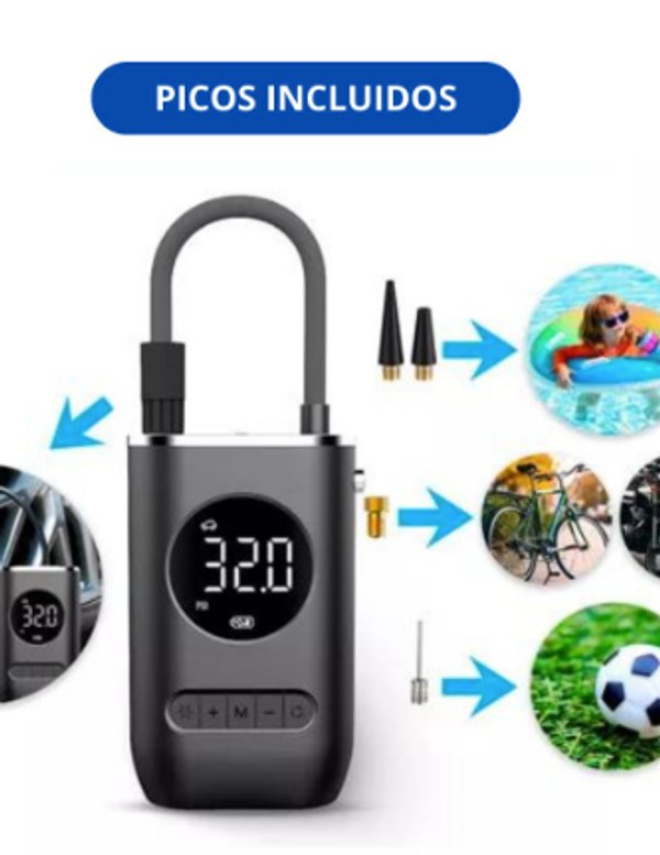 Inflador Portátil recargable