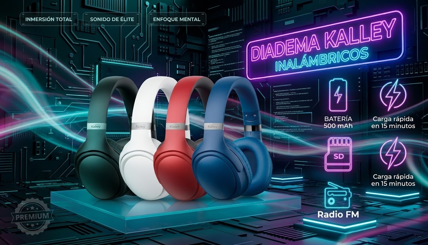 Diadema inalámbrica Kalley