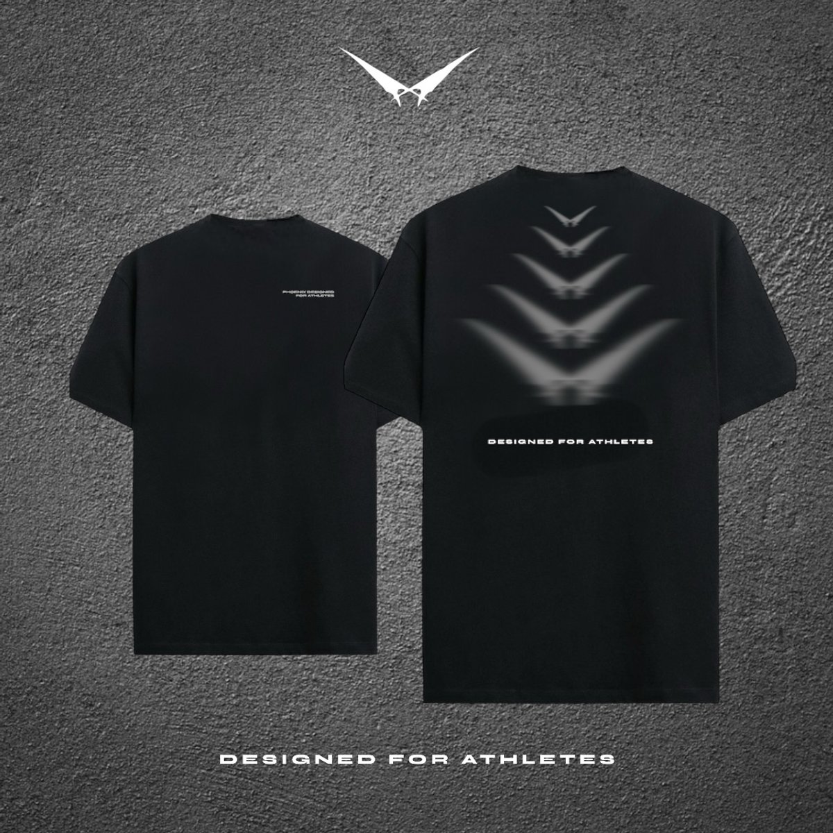 Remera relax fit negra 