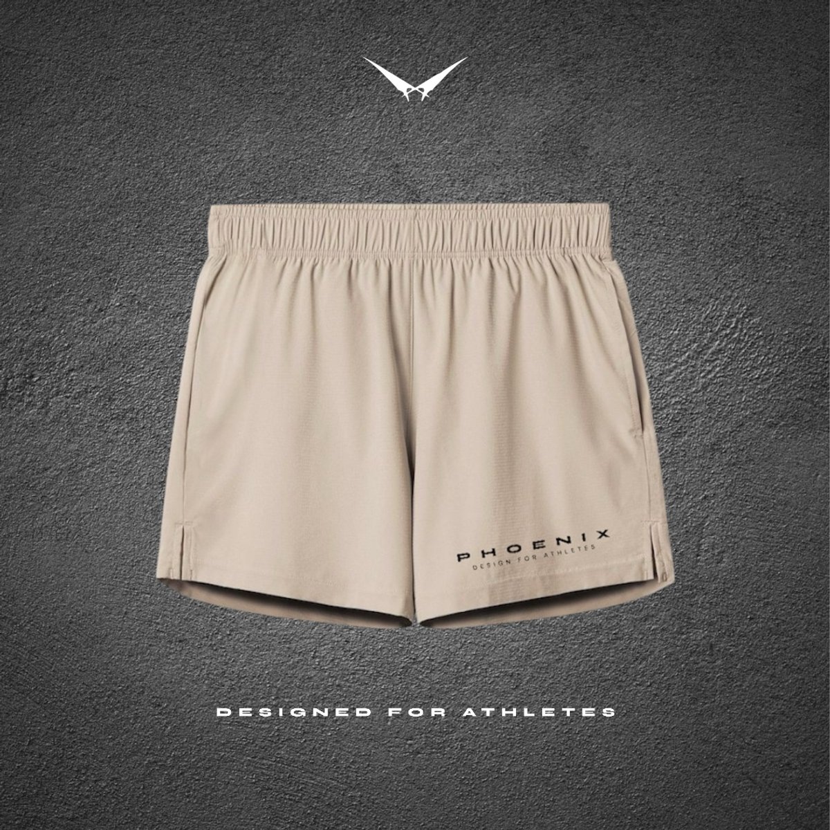 Short deportivo reforzado Beige 
