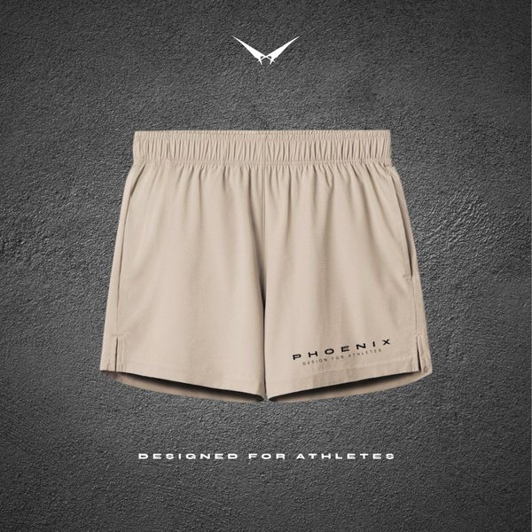Short deportivo reforzado Beige 