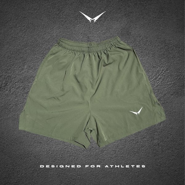 Short deportivo verde musgo 