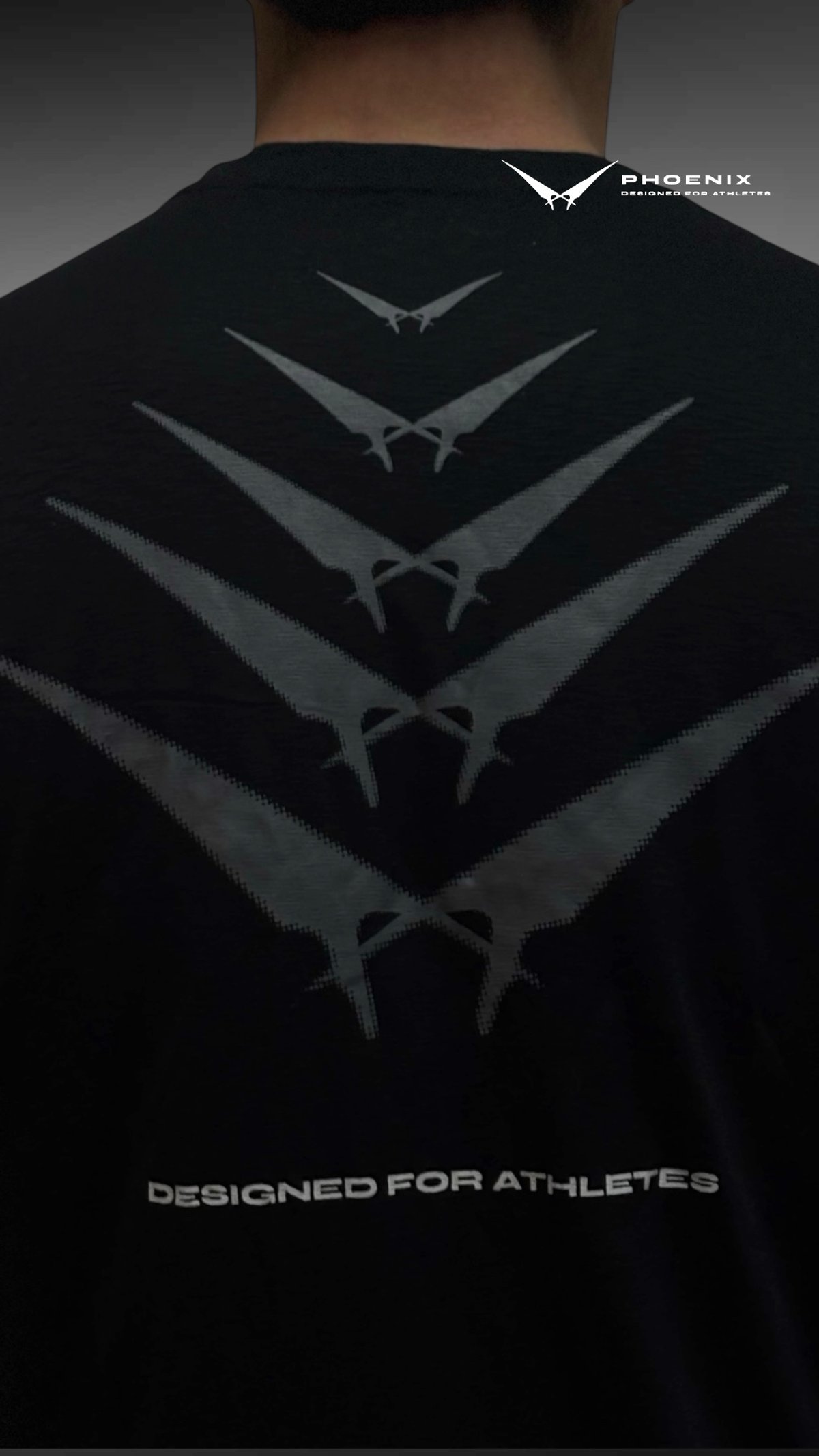 Remera relax fit negra  - 2