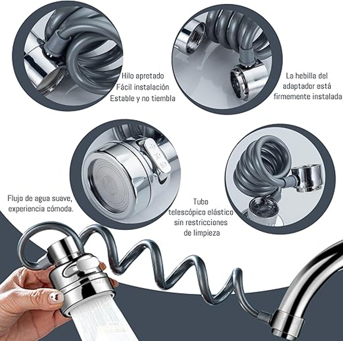 Adaptador Universal Extensible de Canilla 3 en 1 [ENVÍO GRATIS] - 4