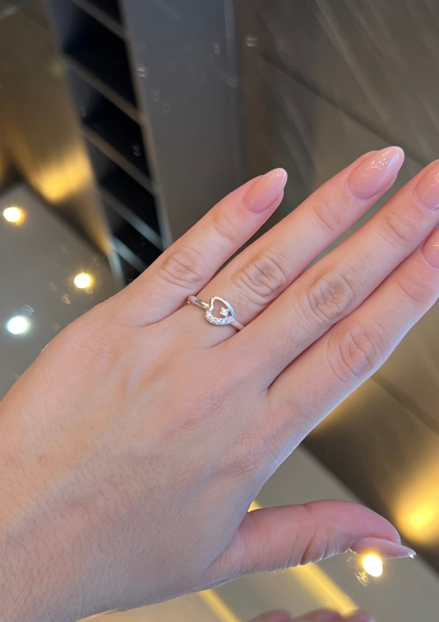 Anillo corazon 