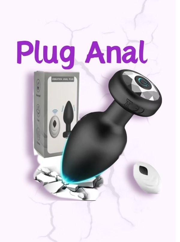 Plug @n Con Vibrador Y Control SKU: Plug @n@l con vibrador y control