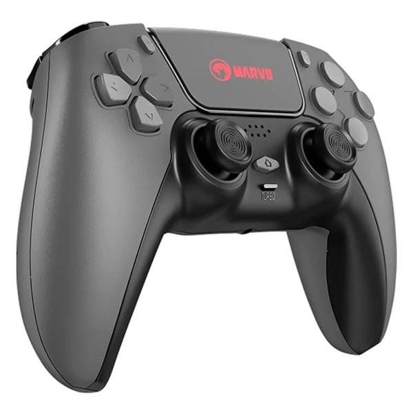Control Gamer Marvo GT-90 Pact 70 Inalámbrico para PS4 / iOS / Android / Windows - Negro