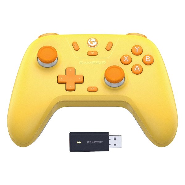 Control Gamesir Nova Lite Inalámbrico para Nintendo Switch/PC/Smartphone - Amarillo