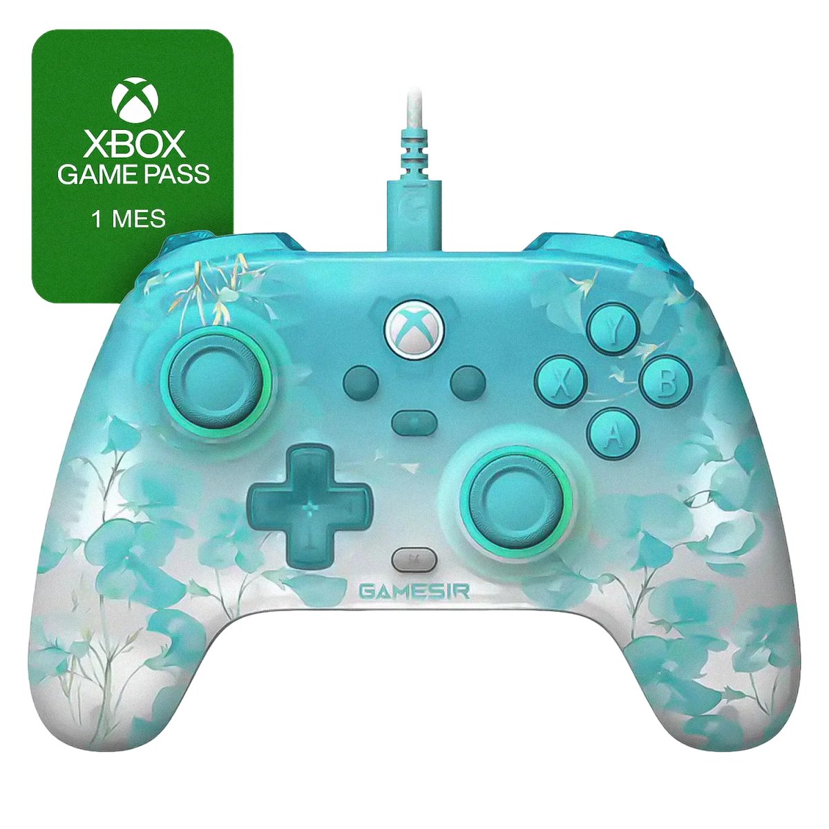 Control GameSir T7 Pro USB-C para PC / Xbox Series - Floral (Gamepass 1 Mes) - 2