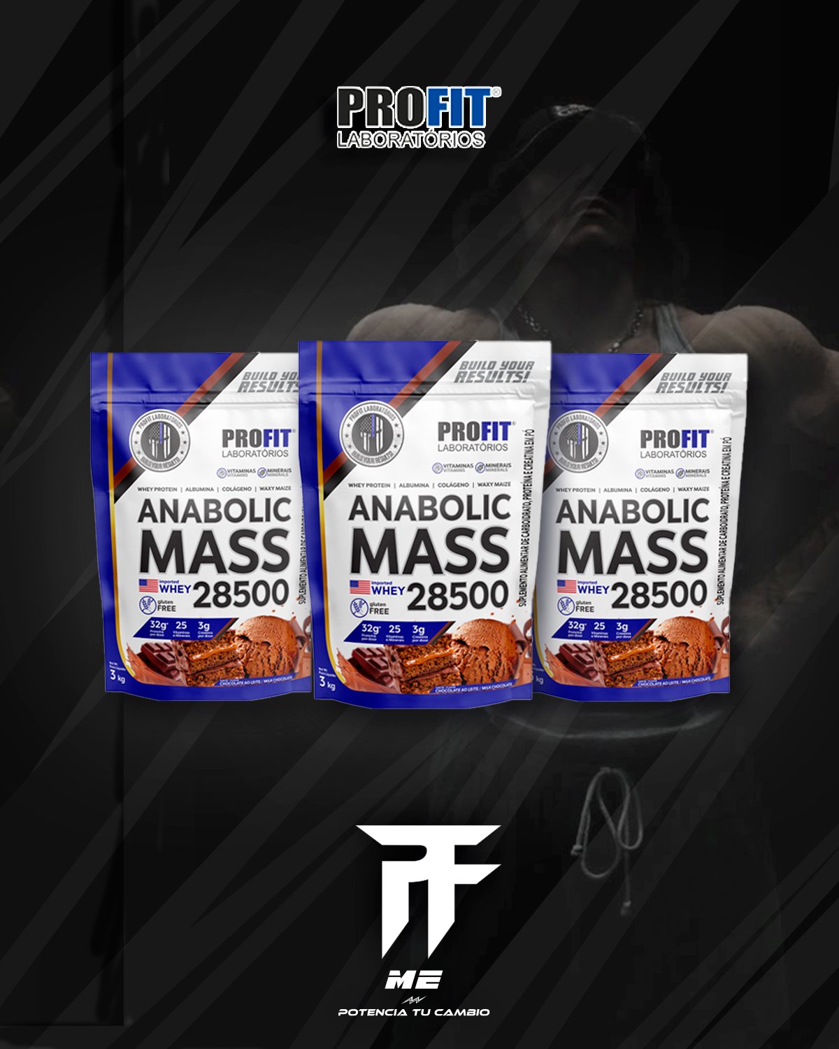 Ganador de Masa Muscular Profit. Anabolic Mass.  3 Kg - 2