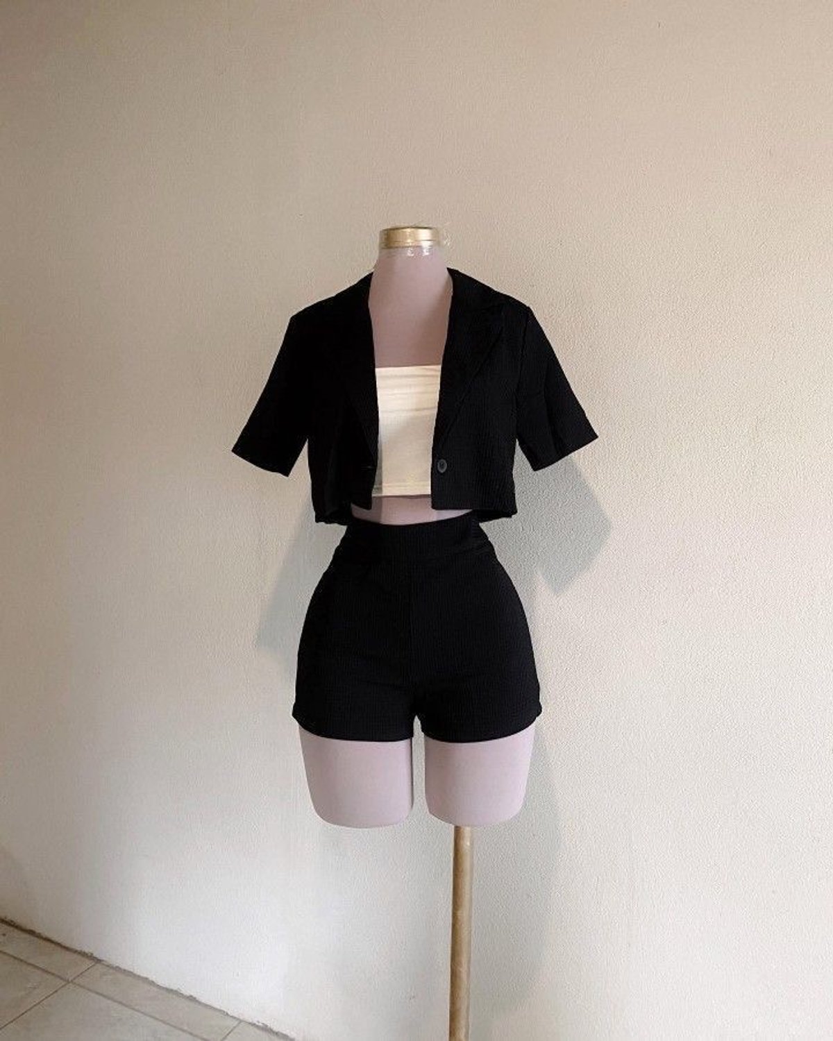 Conjunto Dama Black Elegance 3 Piezas